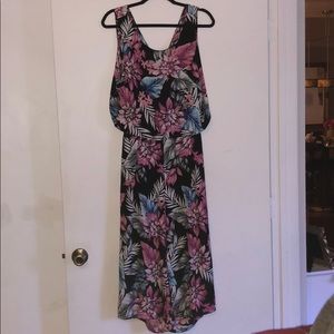 Tropical Floral Jumpsuit - Size XL